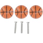 3 ensemble de basket - ball armoire cuisine maison boutons type de boule tiroir monotrou poigne en cramique ...