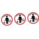 3 feuilles autocollants lunette wc, motifs cr�atifs, amovibles / faciles � nettoyer, salle de bain