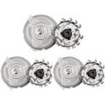 3 lames de rechange compatibles avec les rasoirs philips hq9 / 50, hq9090, 9080, 9070 et pt920 ? kit ...