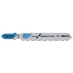 3 lames scie sauteuse bim inox 83mm, pas : 1, 4mm t118efs - bosch professional
