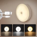 3 moules d'�clairage � intensit� variable mini veilleuse led rechargeable sans fil mini lampe tactile ...