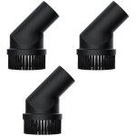 3 pack premium brosse d'aspirateur pour meubles, brosse ronde avec diamtre de 35mm avec tte pivotante ...
