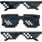 3 pack lunettes de soleil thug life, mlg pixelated lunettes de soleil, lunettes de soleil hommes femmes ...