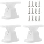 3 paires bloc porte caravane blanc retenue de porte caravane plastique avec 12 vis bloc porte camping ...