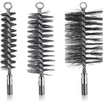 3 pcs brosses de ramonage chemin�e brosse de chaudi�re de chauffage m�tallique goupillon � tuyau de po�le ...