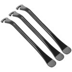 3 pcs noir demonte pneus velo, d�monte - pneu en m�tal, outil de d�montage de r�paration de pneu de v�lo, ...