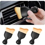 3 pi�ces brosse de detail pour voiture, pinceaux nettoyage voiture, brosses poussi�re auto avec poils ...