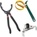 3 pi�ces cle filtre � huile r�glables set, pince filtre a huile 60 - 115mm, cl� � filtre � huile � 3 ...