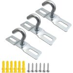 3 pice crochet de plafond 68mm plafonnier plaque de base plafonnier lustre crochet visse mount heavy ...