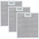 3 pi�ces filtre � graisse m�tallique pour hotte aspirante 305 x 267mm , filtres pour hotte aspirante ...