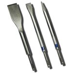 3 pices it de burins (pour le bton et la maonnerie, accessoires pour marteau burineur) argent