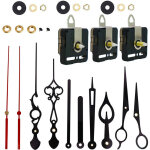 3 pi�ces m�canisme de mouvement d'horloge � arbre long � couple �lev� moteur d'horloge � quartz kit avec ...
