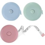 3 pi�ces m�tre ruban couture, 2m metre couture souple ruban � mesurer r�tractable pour regime couture ...