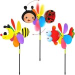 3 pi�ces moulin � vent animaux 55cm, d�coratif 3d, spinner, jardins / balcons / cours / patios