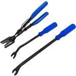 3 pi�ces outil demontage garniture voiture, kit de pinces � d�grafer pour �ter les rivets et clips de ...