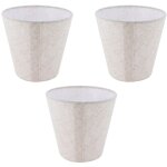 3 pices petit abat - jour baril tissu abat - jour lin naturel pour bougie lustre htel ktv dcor
