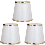 3 pi�ces petit abat - jour � clip, abat - jour baril e14 sur ampoule lustre abat - jour pour lampes de ...