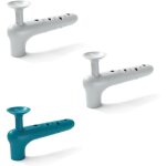 3 pices protection antistatique poignee porte couvre, couvercle de poigne de porte en silicone, porte ...