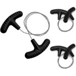 3 pi�ces scies � c�ble en acier inoxydable pour le camping, la coupe du bois et tuyaux, les �quipements ...