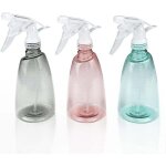 3 pi�ces vaporisateur vide 500 ml, rechargeable g�chette en plastique flacon pulv�risateur, 2 pulv�risation ...