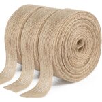 3 rouleaux naturel rouleau de ruban toile de jute ruban ruban de jute toile de jute vintage pour les ...