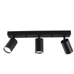 3 spots led de plafond, plafonnier moderne gu10, plafonnier pivotant, rampe de spot et rail de spot, ...