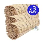 3 x canisse naturelle fendue pour jardin 1 x 5 m. canisse en roseau nature pour l'occultation, la dlimitation ...