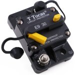 30 amp 12v - 48v dc disjoncteur de voiture commutable rinitialisation manuelle pour le bateau moteur ...