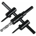 30 - 300mm cercle r�glable cutter scie kit, foret de cloison s�che en bois scie coupe ronde, trou scie ...