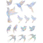 30 pcs autocollants de fen�tre pour �viter les frappes d'oiseaux autocollant attrape - soleil color� ...