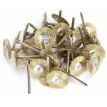 30 pcs ensemble de brosses m�talliques, roues de polissage de brosse en fil d'acier en laiton kit complet ...