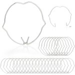 30 pices anneaux de fixation de lampe pour spot mr16 gu10 led de 50 mm, mr16 gu10 pince de fermeture, ...