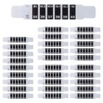 30 pièces bandes de thermomètre frontal adhésives autocollants réutilisables autocollant décoloration ... 30 pièces bandes de thermomètre frontal adhésives autocollants réutilisables autocollant décoloration ...