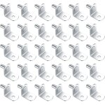 30 pièces chevilles de support d'étagère métal, 5mm l forme support Équerre pour meuble armoire placard ... 30 pièces chevilles de support d'étagère métal, 5mm l forme support Équerre pour meuble armoire placard ...