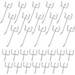 30 pi�ces crochets pour panneaux perfor�s, crochets panneau perfor� porte mural, crochets muraux pour ...