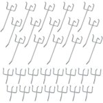 30 pi�ces crochets pour panneaux perfor�s, crochets panneau perfor� porte mural, crochets muraux pour ...