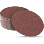 30 pi�ces disque de pon�age, 180 mm rond disques abrasifs � non trous papier poncer � grain 80 pour ponceuse ...