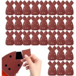 30 pi�ces feuilles abrasives triangles feuilles de pon�age 40 grain mouse sanding sheet papier abrasif ...