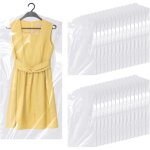 30 pi�ces housses de v�tements, 60 � 120cm transparent housse v�tements � suspendre, housse costume, ...