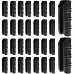 30 pi�ces tuyau clips pour serre, pinces en film noir 25 mm, clips de fixation plastique, pour tuyaux ...