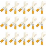 30 pinceaux  poils plats avec manche en bois pinceaux  peinture en bois pinceaux  peinture pour murs ...