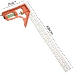 300 mm r�gle d'angle de combinaison angle combin� en acier inoxydable �querre dombin�e r�gle de positionnement ...
