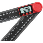 300 mm r�gle rapporteur d'angle num�rique, rapporteur num�rique 2 en 1 avec affichage lcd et fonction ...