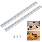 300 mm t - track t - slot en aluminium, rail � onglet en t pour scie � table, d�fonceuse et outils de ...