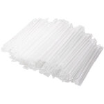 300 pi�ces s�ries smoothie paille jumbo pailles � boire en plastique transparent pour th� bulles milk ...