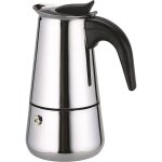 300ml cafeti�re italienne en acier inoxydable pour expresso 6 tasses, compatible avec gaz, vitroc�ramique ...