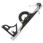 300mm multi - fonction rapporteur combinaison �querre r�gle en acier inoxydable outil de mesure professionnel ...