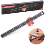 300mm professionnelle �querre combin�e, 45� / 90� m�trique - carpenter scriber, outil de mesure, bloc ...