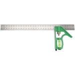 Qiyao - 300mm rgle de carr multifonctionnel de combinaison, outils de mesure de rgle d'angle carr ...