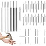 300pcs clous sans couture � double t�te pour plinthes, clou � double t�te pour plinthes sans traces, ...